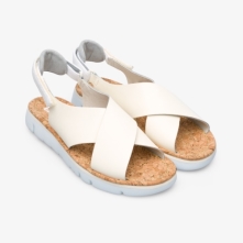 Camper Light Grey / Cream Sandals Womens - Oruga Online Ireland | XRSUH5804